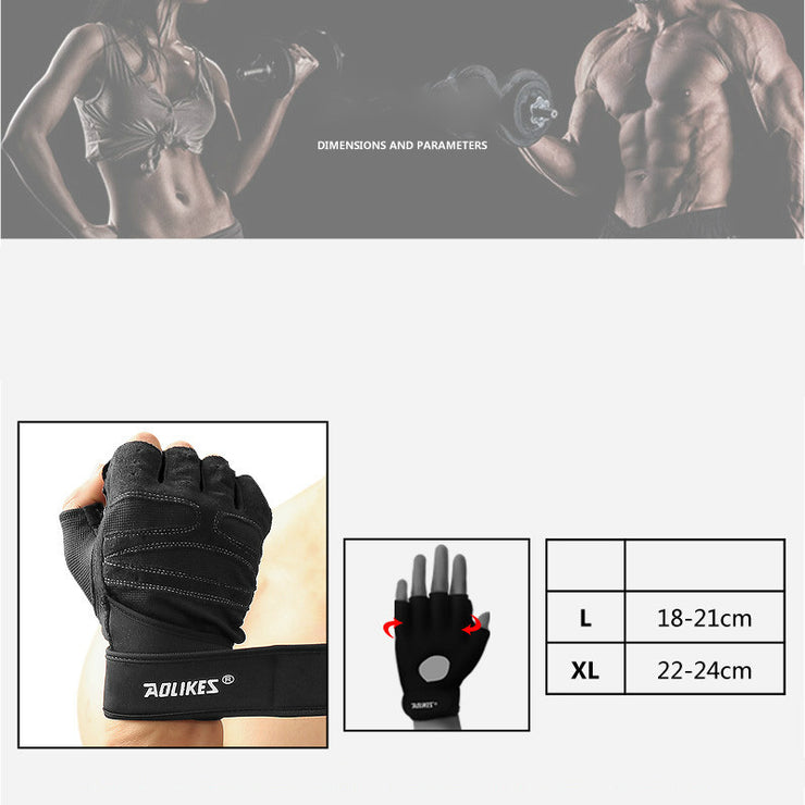 Weight Lifting Gloves | Anti-Slip Exercise Gloves | WorldTechGadgets